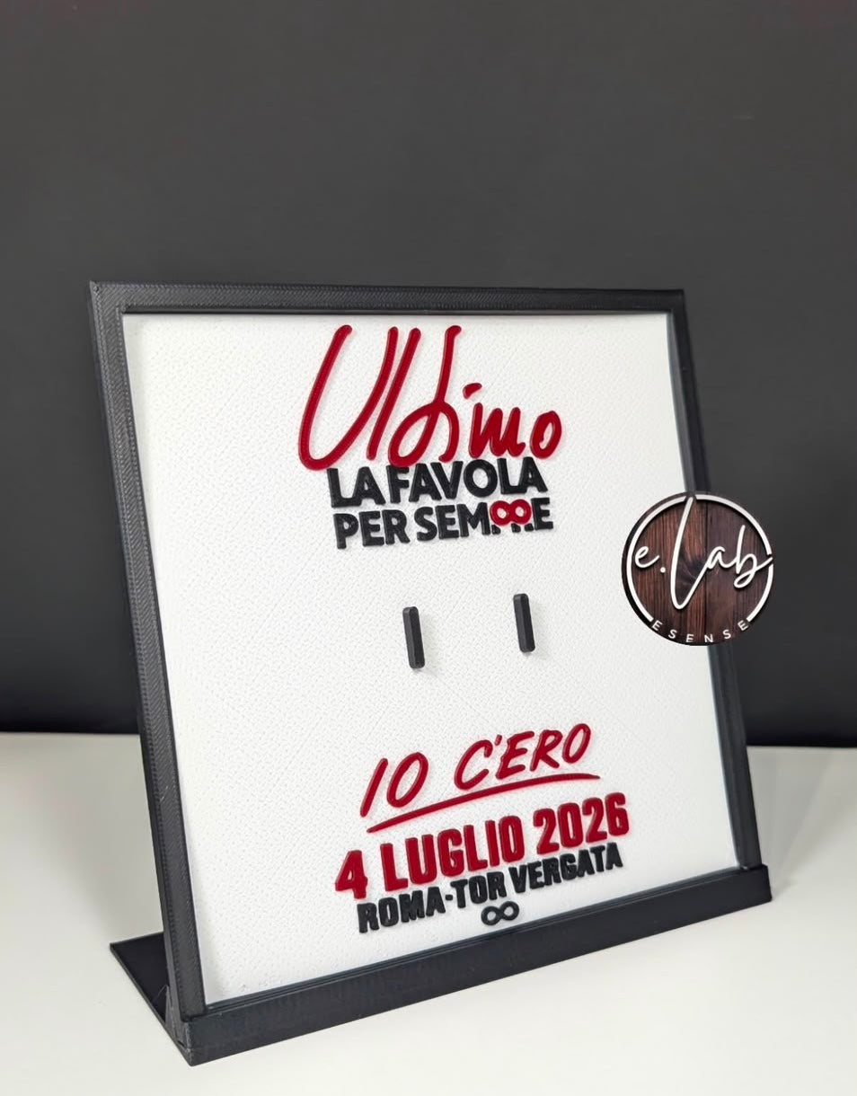 Quadretto portabraccialetto Ultimo “La Favola per Sempre”