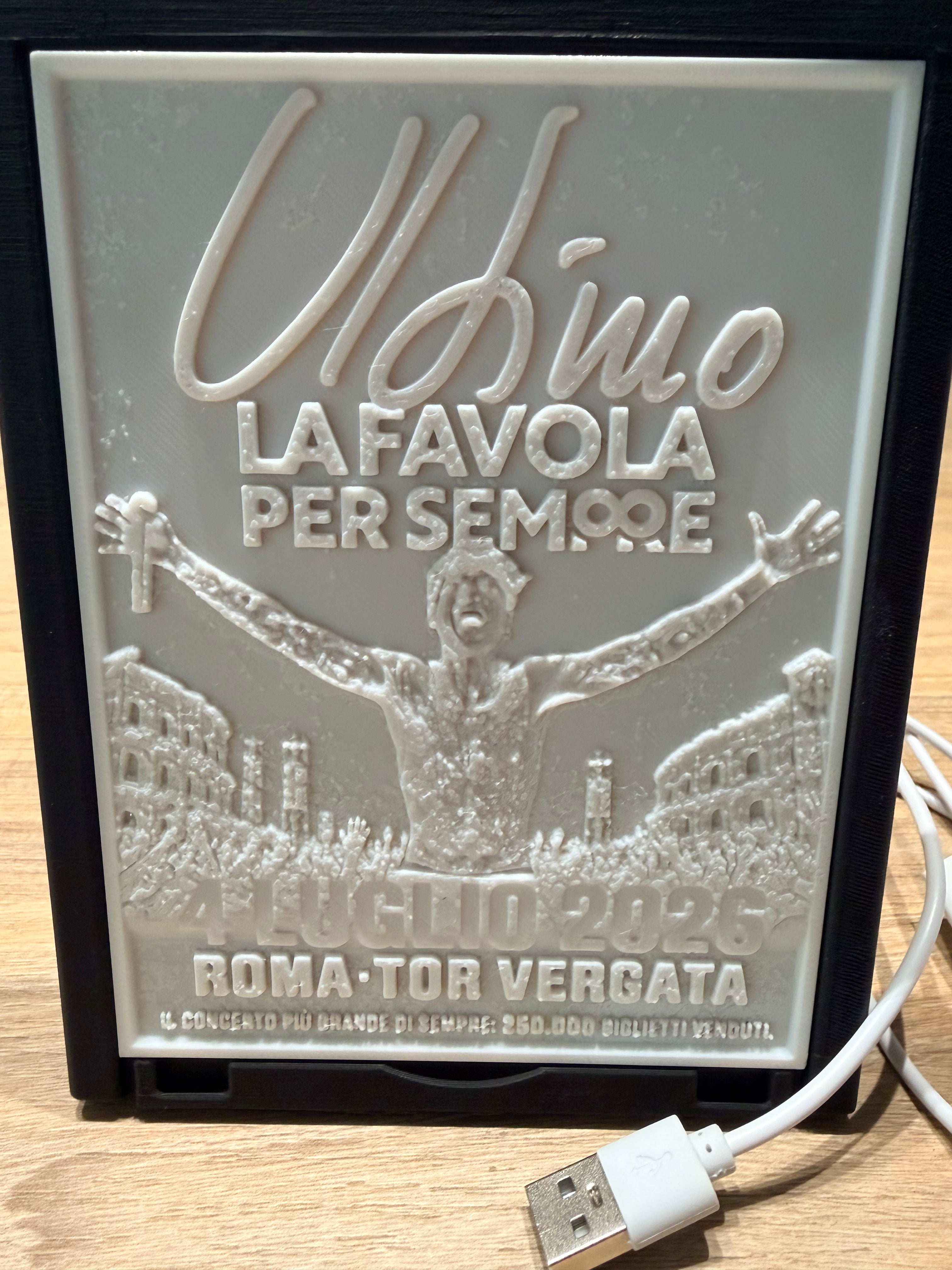 Litofania Ultimo - La favola per sempre