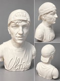 Busto di Ultimo – Edizione Total White