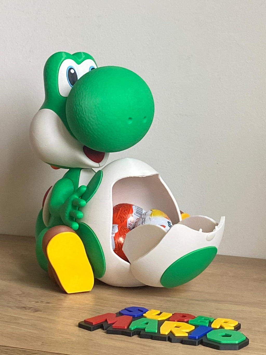 Yoshi Dispenser / Porta Sorprese – Artigianale in Stampa 3D