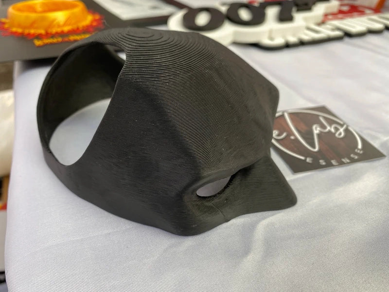 Maschera Batman per gatti – Stampa 3D nera – Foto 1