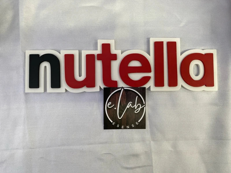 Nutella – Logo decorativo in stampa 3D – Foto 2