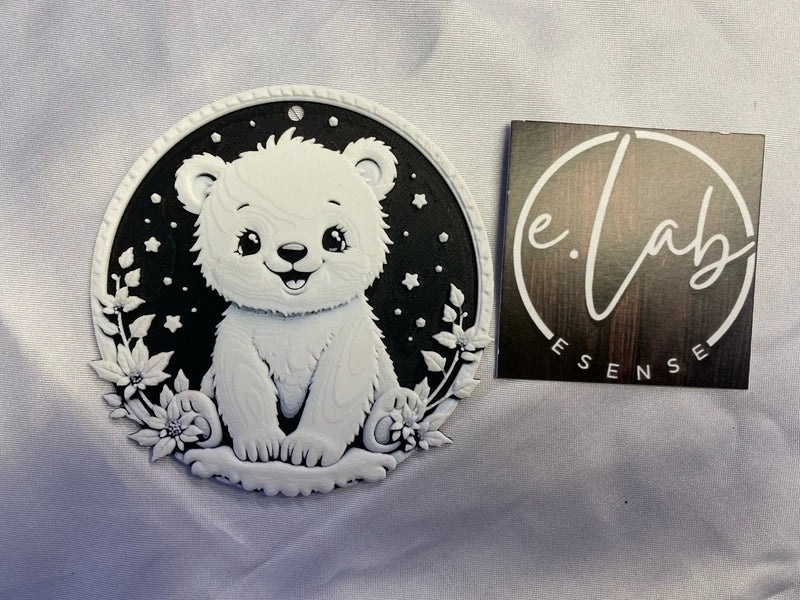 Pallina di Natale HueForge – Orso bianco – Foto 1