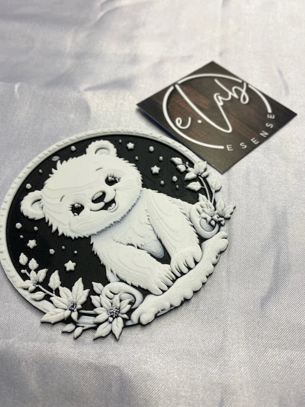 Pallina di Natale HueForge – Orso bianco – Foto 2