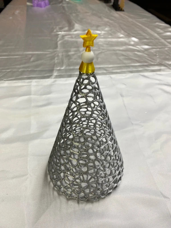 Albero di Natale 14 cm – Argento – Foto 1