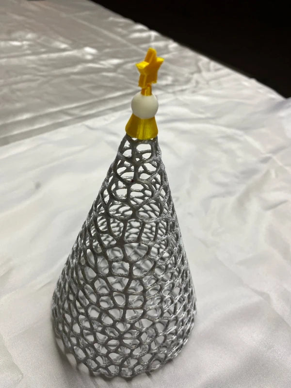 Albero di Natale 14 cm – Argento – Foto 2