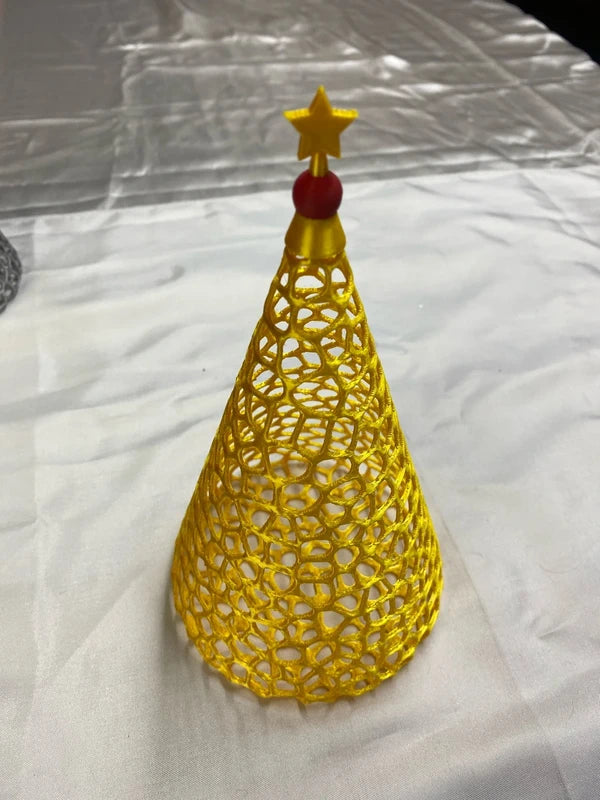 Albero di Natale 14 cm – Oro – Foto 1