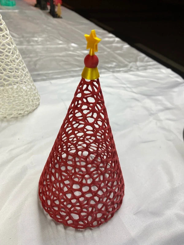 Albero di Natale 14 cm – Rosso – Foto 2
