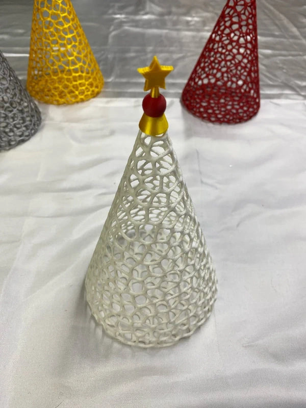 Albero di Natale 14 cm – Bianco – Foto 1