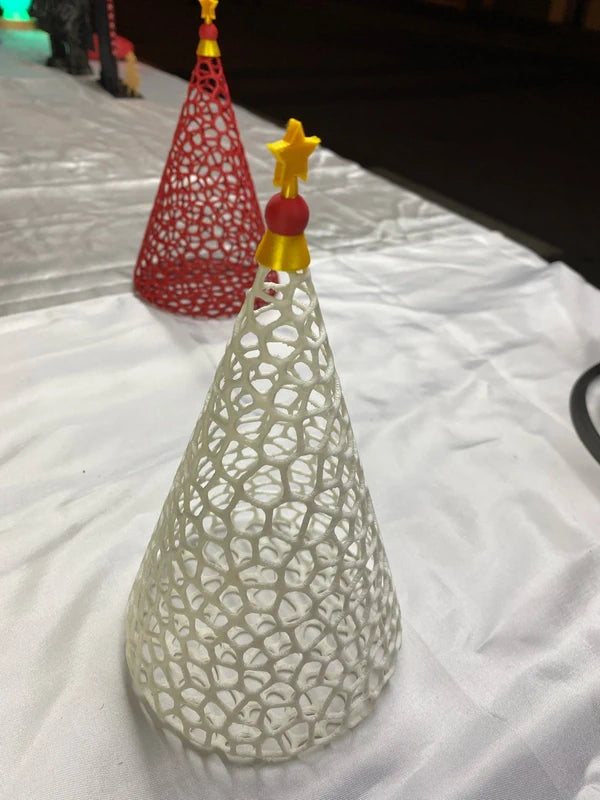 Albero di Natale 14 cm – Bianco – Foto 2