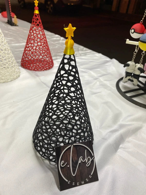Albero di Natale 14 cm – Nero – Foto 2