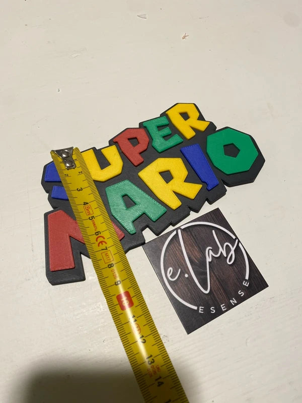 Super Mario – Logo decorativo 3D multicolore – Foto 4