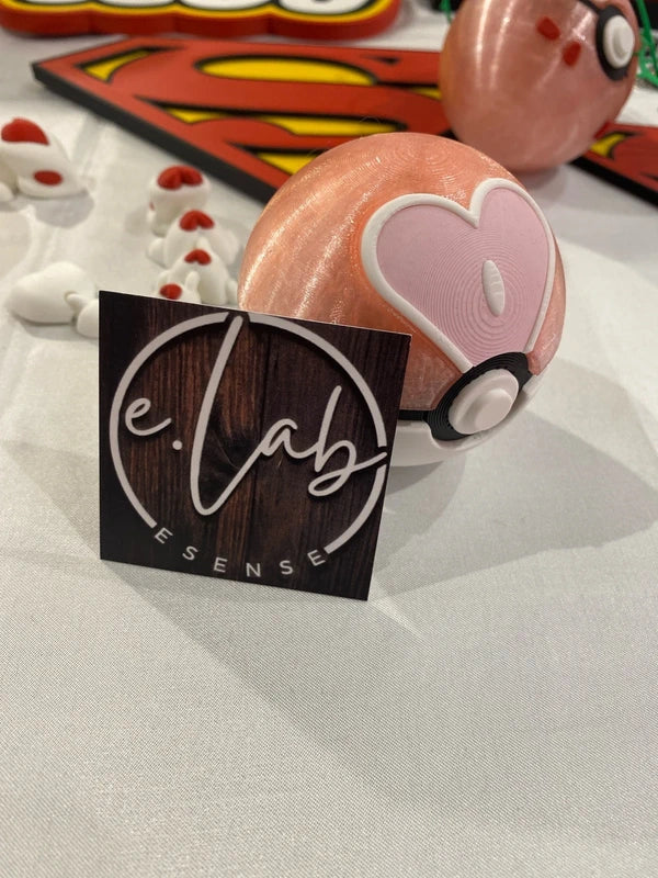 Poké Ball a cuore – Decorazione 3D San Valentino – Foto 1