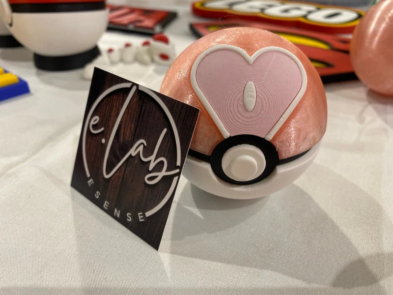 Poké Ball a cuore – Decorazione 3D San Valentino – Foto 2