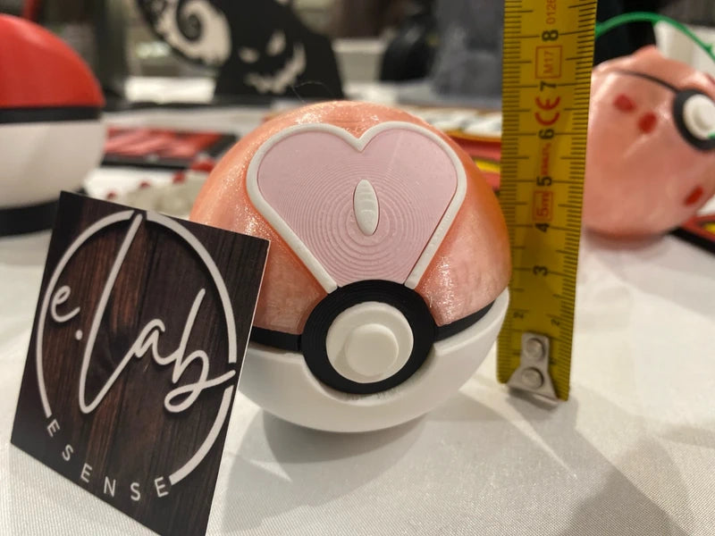 Poké Ball a cuore – Decorazione 3D San Valentino – Foto 3