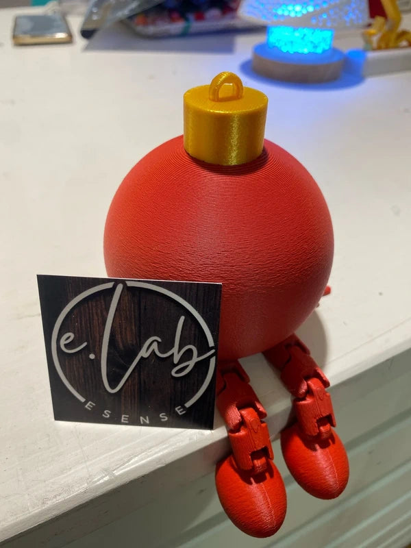 Pallina di Natale seduta – Merry Christmas 3D – Foto 1