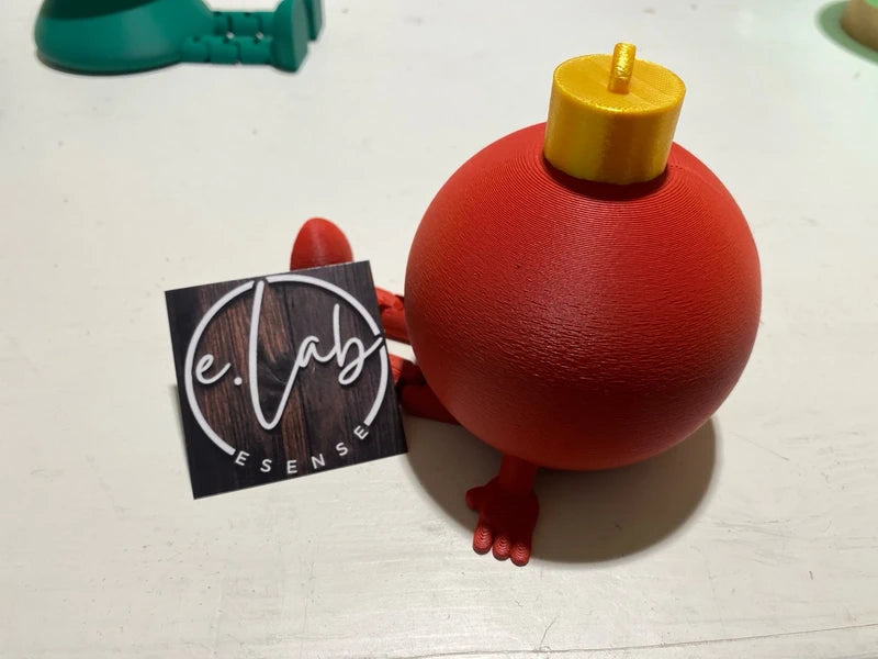 Pallina di Natale seduta – Merry Christmas 3D – Foto 3