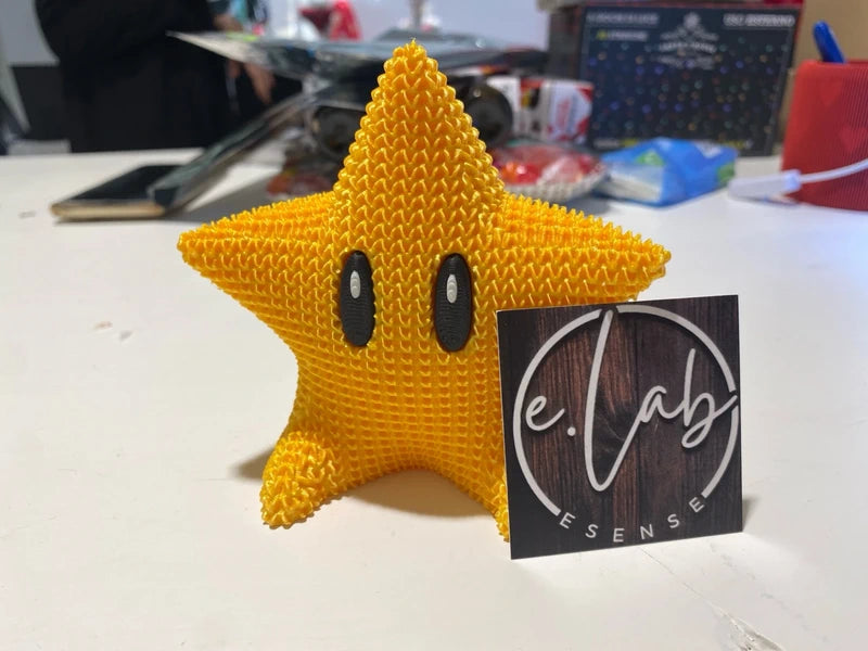 Stella di Super Mario – Decorazione 3D oro – Foto 1