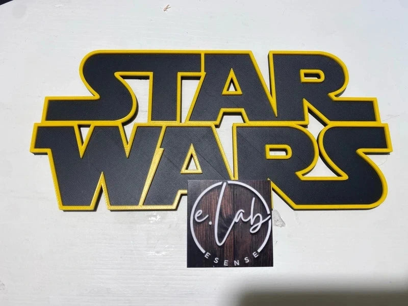 Star Wars – Logo decorativo 3D grande – Foto 1