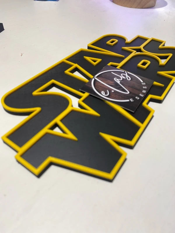 Star Wars – Logo decorativo 3D grande – Foto 2