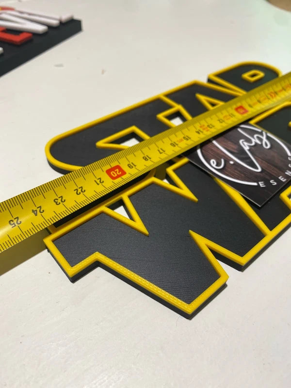 Star Wars – Logo decorativo 3D grande – Foto 3