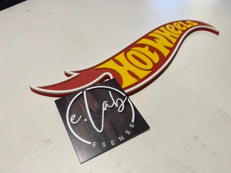 Hot Wheels – Logo decorativo 3D grande – Foto 1