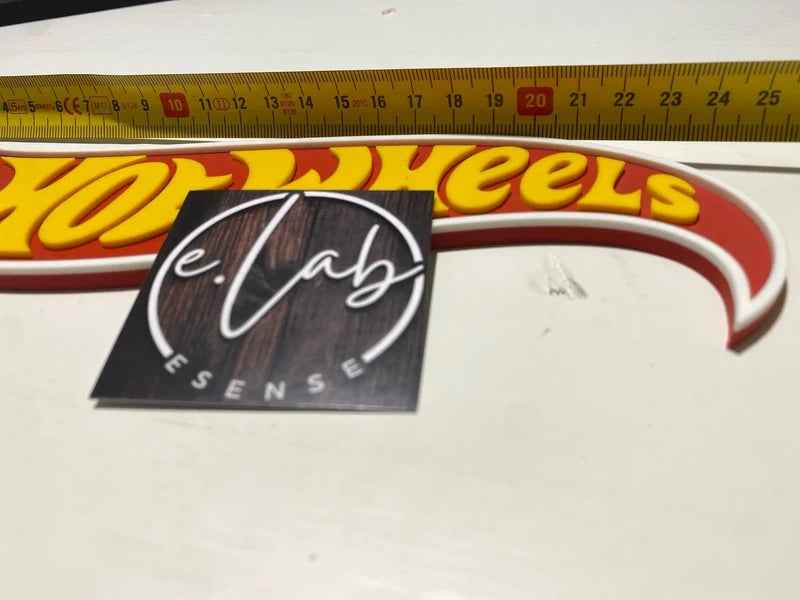 Hot Wheels – Logo decorativo 3D grande – Foto 3