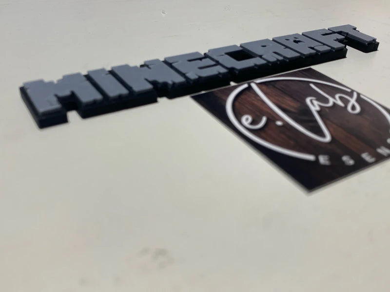 Minecraft – Logo decorativo 3D – Foto 2