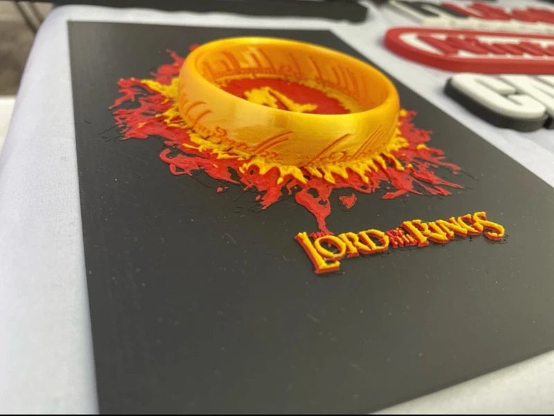 Il Signore degli Anelli – Quadro HueForge con supporto – Foto 2