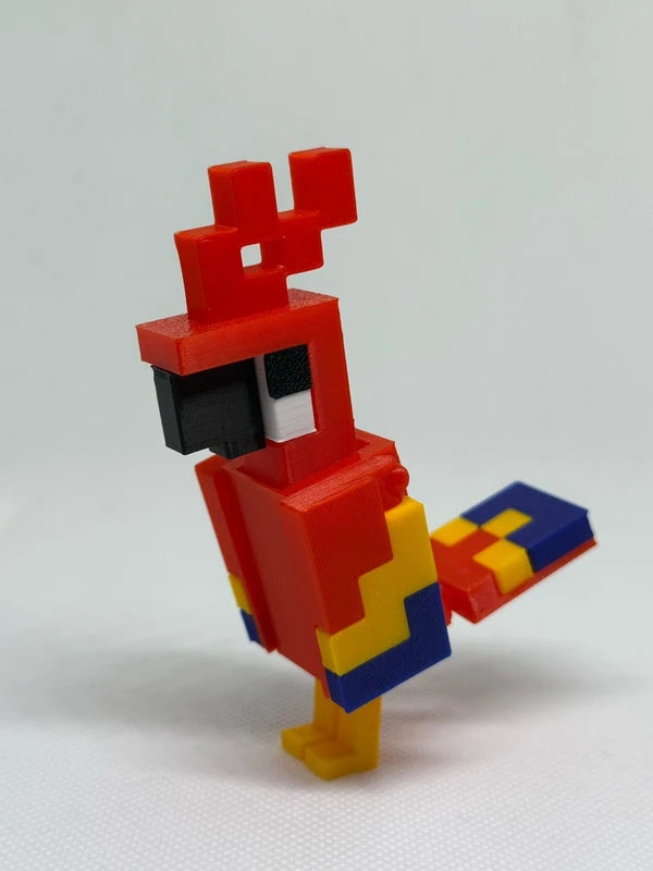 Pappagallo articolato ispirato a Minecraft – Foto 2