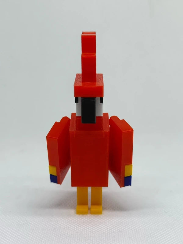 Pappagallo articolato ispirato a Minecraft – Foto 3