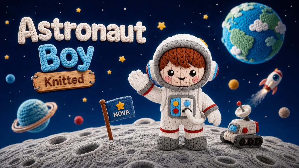 Piccolo astronauta – Effetto maglia