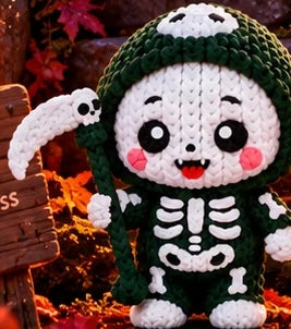 Baby Reaper – Piccolo mietitore – Effetto maglia – Verde