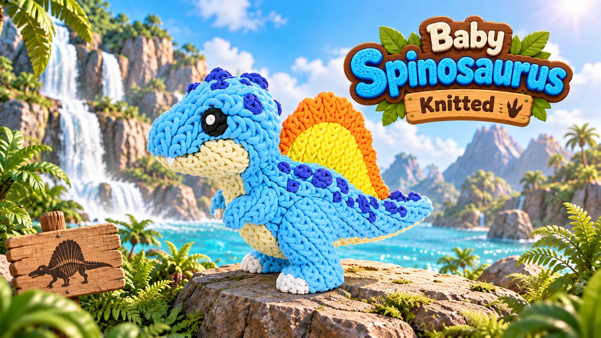 Baby Spinosaurus – Spinosauro – Effetto maglia