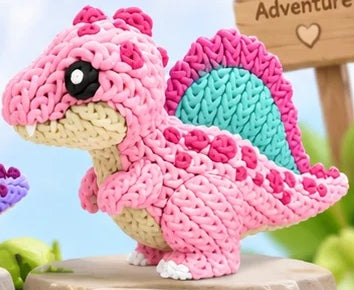 Baby Spinosaurus – Spinosauro – Effetto maglia – Cotone