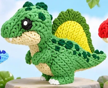 Baby Spinosaurus – Spinosauro – Effetto maglia – Foresta