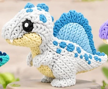 Baby Spinosaurus – Spinosauro – Effetto maglia – Ghiaccio