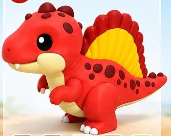 Baby Spinosaurus – Spinosauro – Versione classica – Rosso