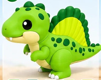 Baby Spinosaurus – Spinosauro – Versione classica – Verde