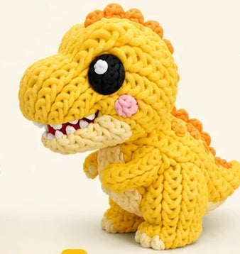 Baby T-Rex – Effetto maglia – Giallo