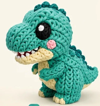 Baby T-Rex – Effetto maglia – Menta
