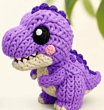 Baby T-Rex – Effetto maglia – Viola