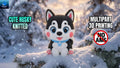 Cane Husky – Effetto maglia