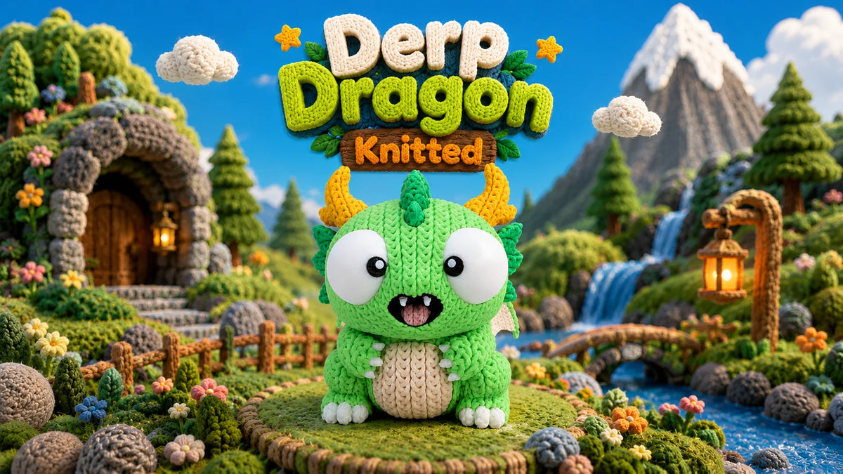 Derp Dragon – Draghetto – Effetto maglia