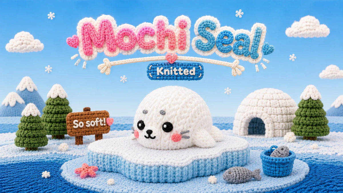 Mochi Seal – Foca – Effetto maglia