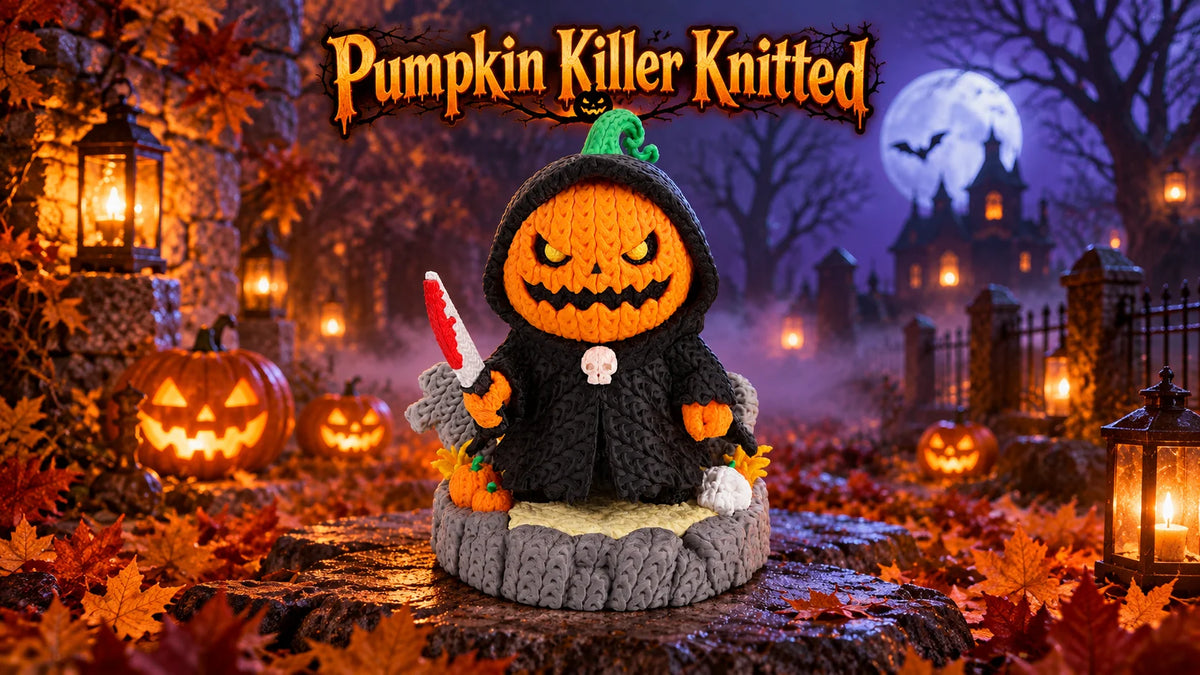 Pumpkin Killer – Personaggio zucca – Effetto maglia