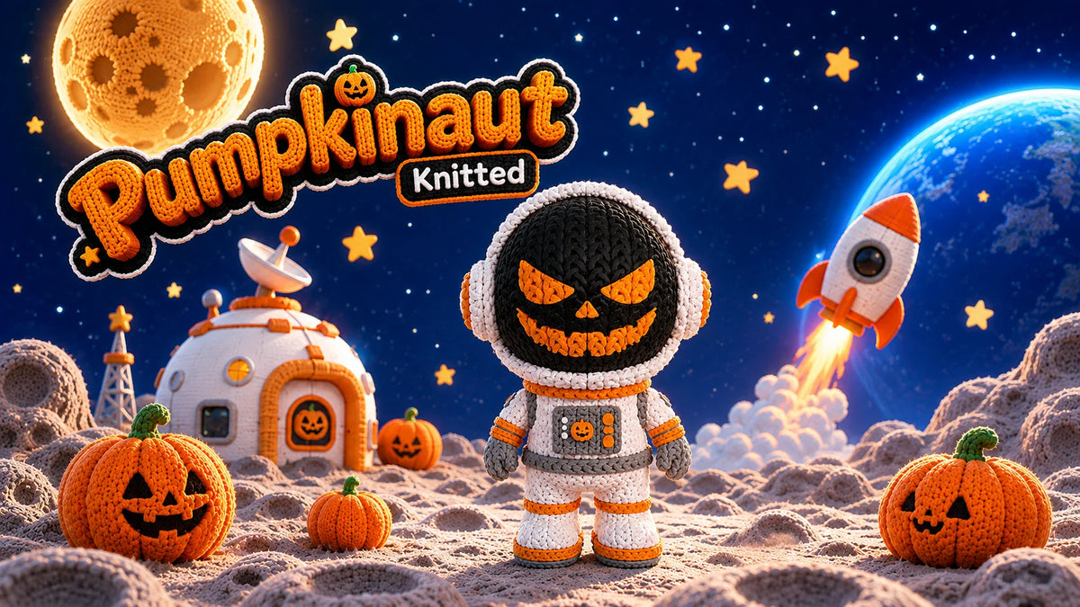 Pumpkinaut – Astronauta zucca – Effetto maglia