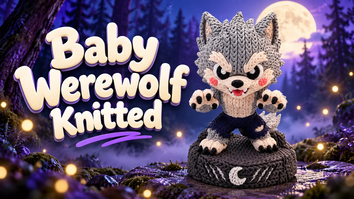 Baby Werewolf – Lupetto – Effetto maglia